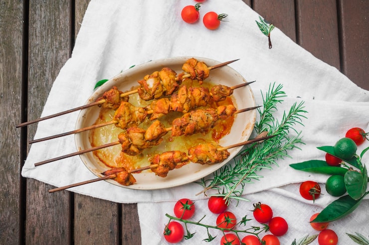Как замариновать шашлык из курицы сочный и мягкий Как замариновать шашлык из курицы сочный и мягкий